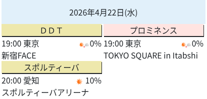 プヲタスケジュール tweet media