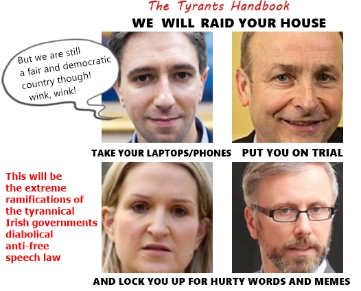 Maximil86429959's tweet image. Irish people are paying the very generous wages of politicians who have

Completely sold them out to the anti-Irish globalist/EU Cabal

Stabbed them in their backs

Called them racists, far-right, fascists, bigots, misogynists, saboteurs &amp;amp; homophobes 

It's time to #WakeUp now👇