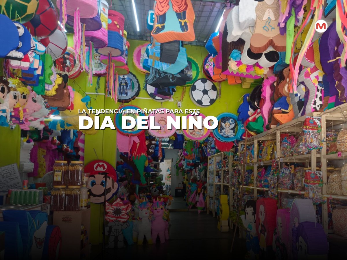 ElMomentoOfic's tweet image. La tendencia en piñatas para este Día del Niño son Mario Bros, Guerreras K-Pop y la rana René, los costos oscilan entre los 140 y los 250 pesos, dependiendo del material, diseño y tamaño. 

#Piñatas #Díadelniño #Dulces

📷NAYELI MIJANGOS