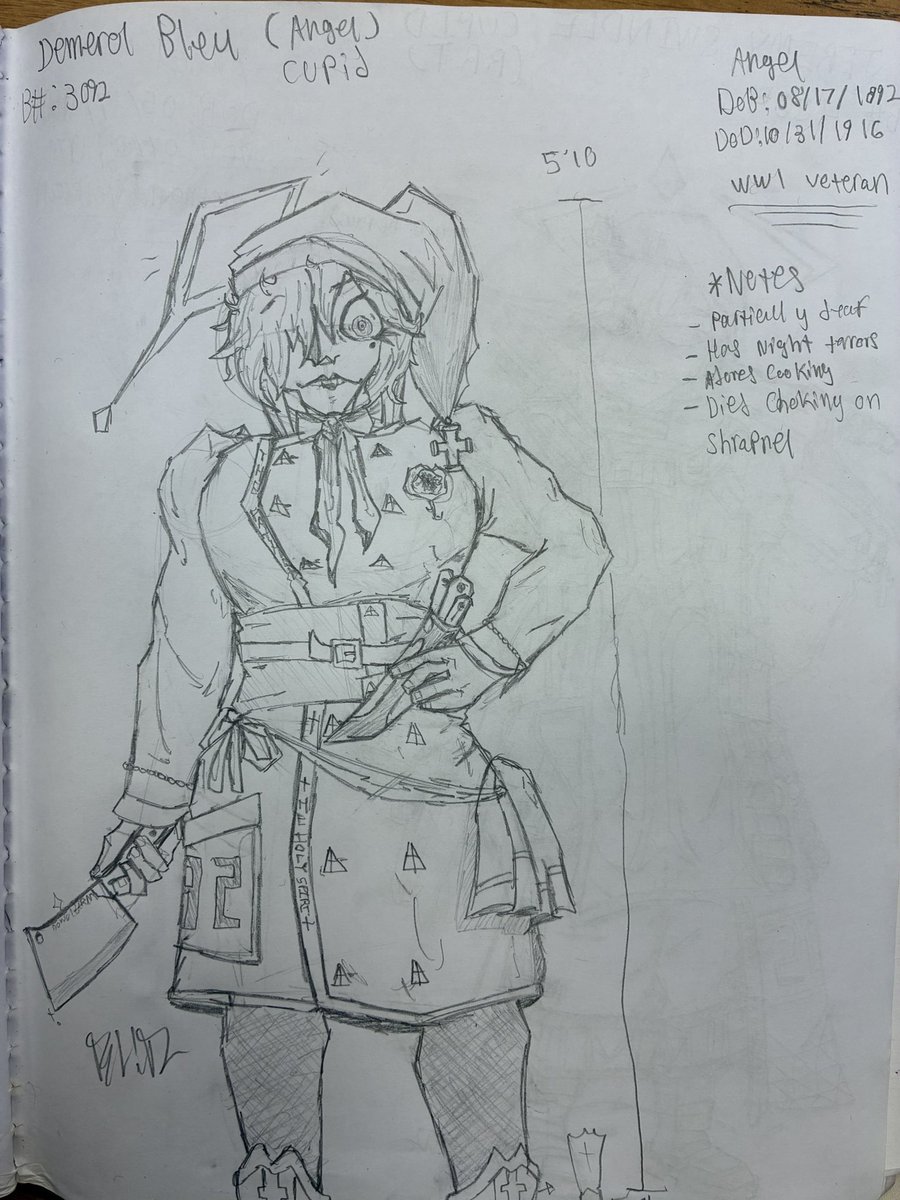 Sketched up another oc