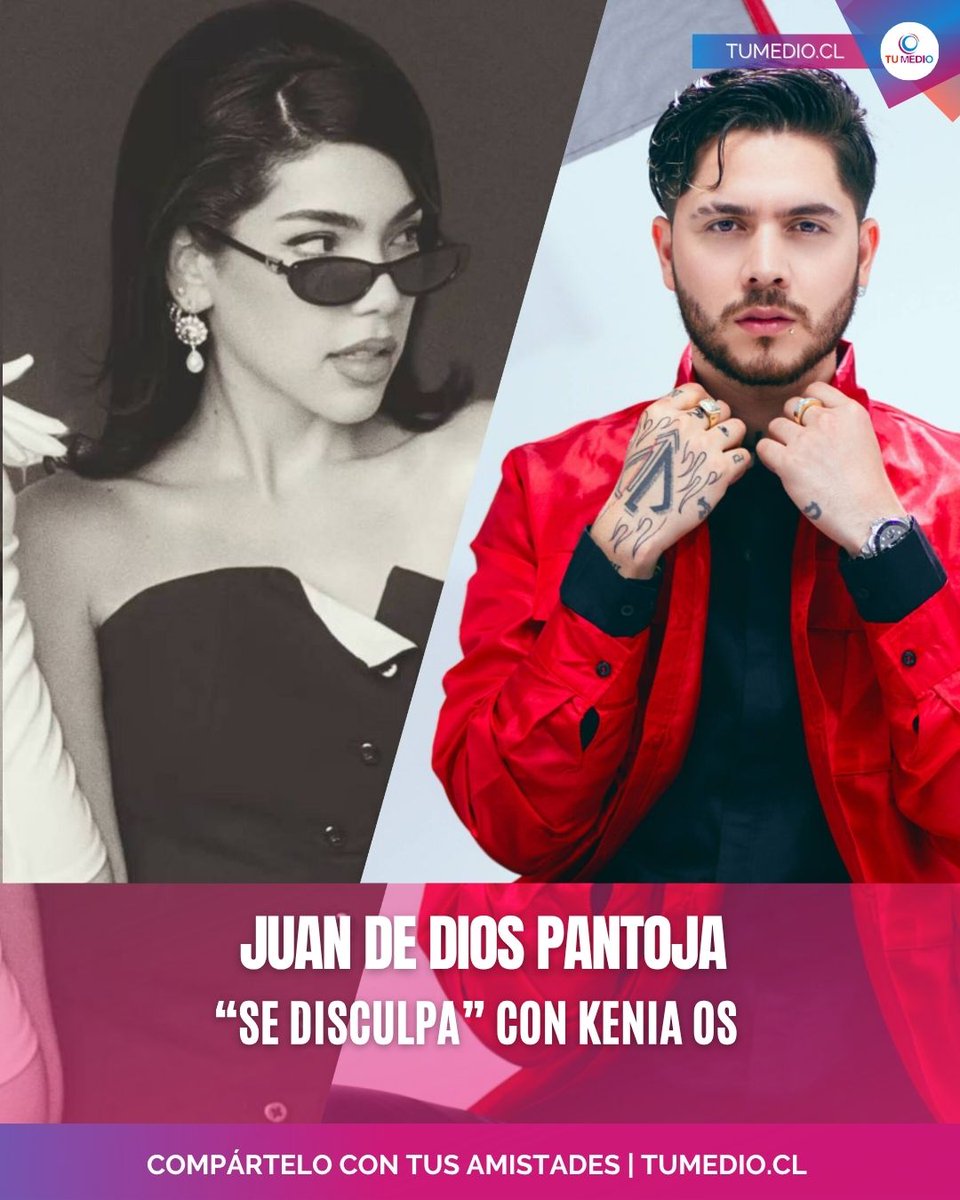 TuMedio's tweet image. 🔥 Juan de Dios Pantoja rompe el silencio y "se disculpa" con Kenia Os: “Kenia, perdón… me da gusto que supiste crecer de todo esto” 😱✨

 Mensaje que reaviva la controversia en redes 💫 #Tendencia #Viral #Influencers