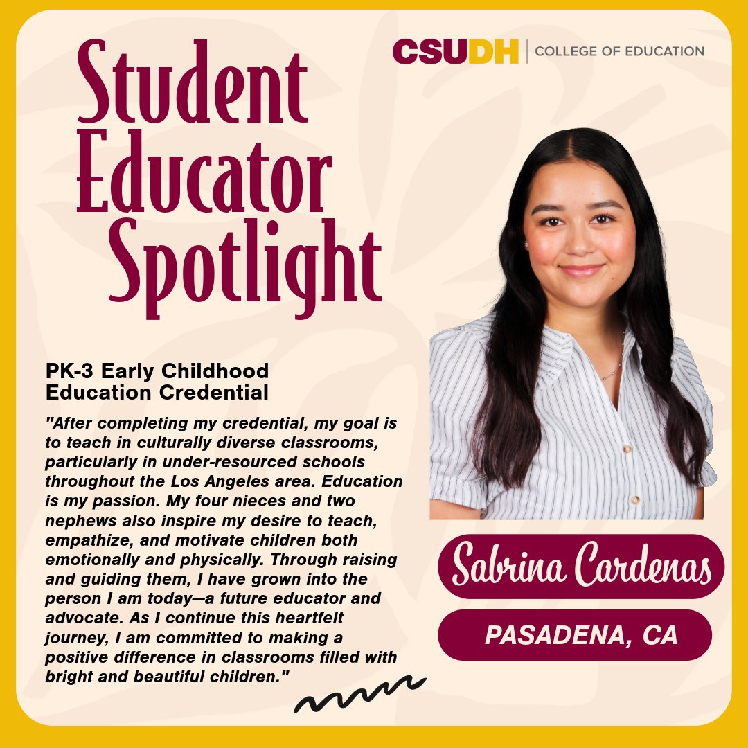 CSUDH College of Education tweet media
