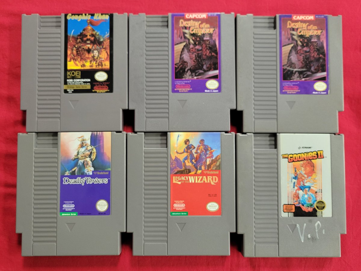 BigRedsRetroGmz's tweet image. Tendo Tuesday?

Yeah, we're going with that. 

Tendo Tuesday.

#Nintendo #NES #Mario #Metroid #MetalGear #DonkeyKong #PhysicalMedia #RetroGaming #RetroGames