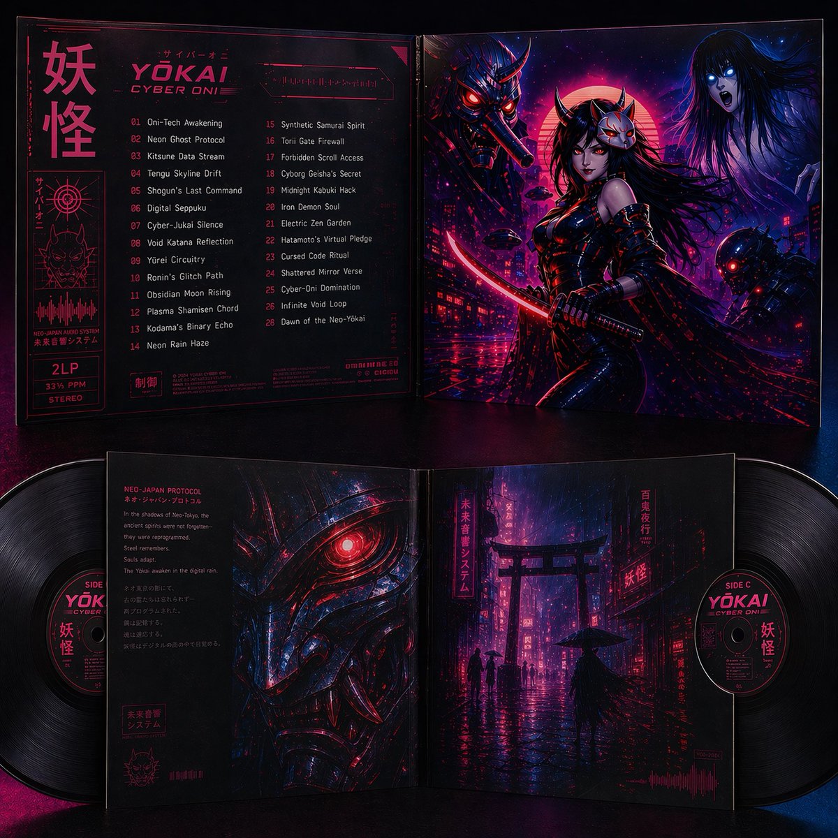 CherniyVoron1's tweet image. YŌKAI - CYBER ONI mix is out on Bandcamp for fans a better sound quality. 👇🏻

kodamadecay.bandcamp.com/album/y-kai-ri…

YouTube version will be available soon 👹🐉🔥 

#DarkSynthwave #Cyberpunk #Yokai #JapaneseVibes #GamingMusic