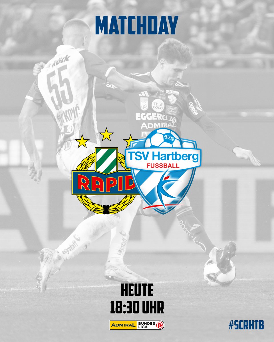 tsv_hartberg's tweet image. MEISTERGRUPPE 🎬 6/10

Neues Spiel, gleicher Gegner. 
Die Rückrunde in der Meistergruppe beginnt heute mit dem Auswärtsspiel in Wien-Hütteldorf 💥

#scrhtb #forzatsv #nevergiveup