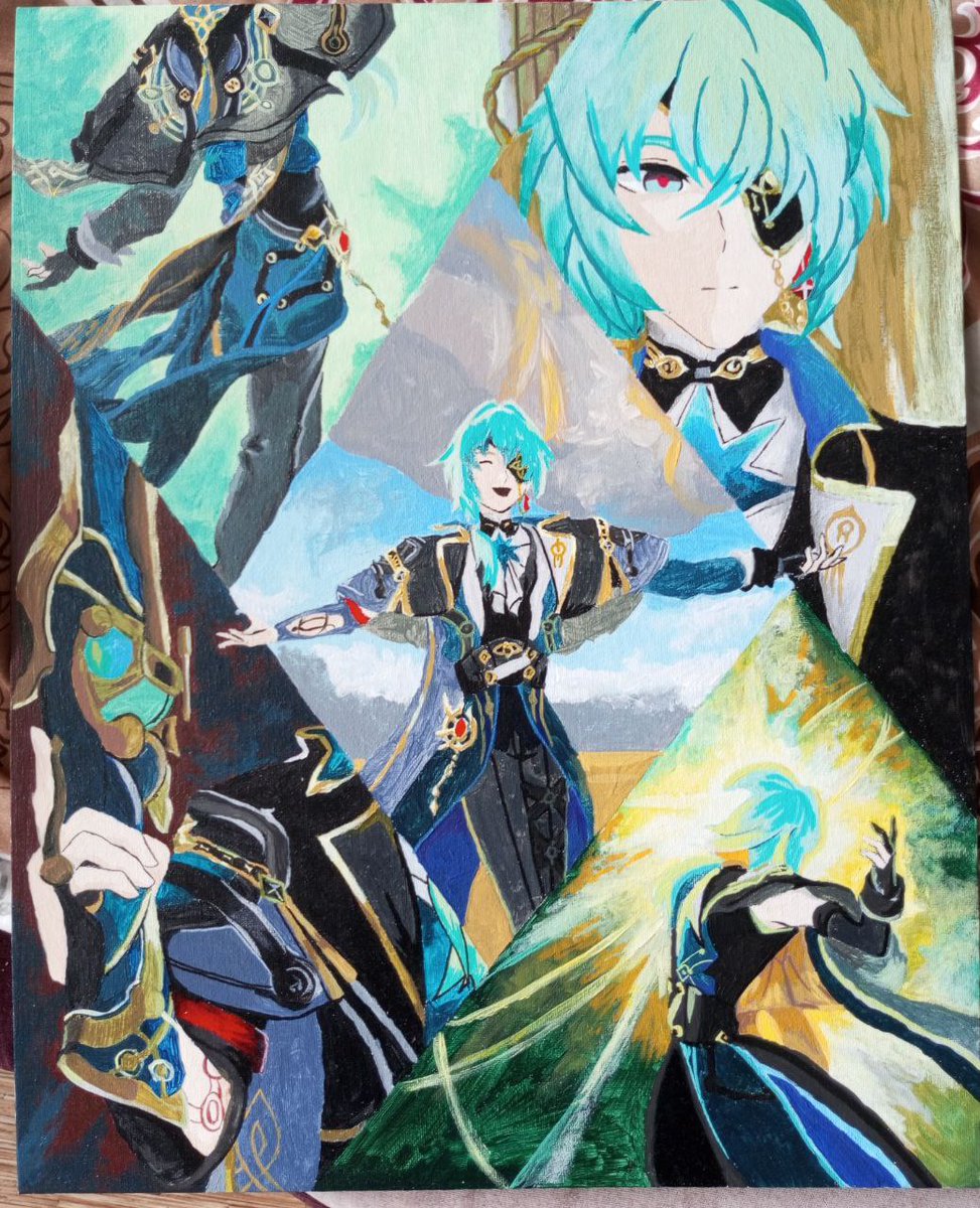 TaSyA333333's tweet image. Anaxagoras for my best friend. This was a birthday gift for her

#art #paintings #Anaxa #Anaxagoras #hsr #HonkaiStairRail