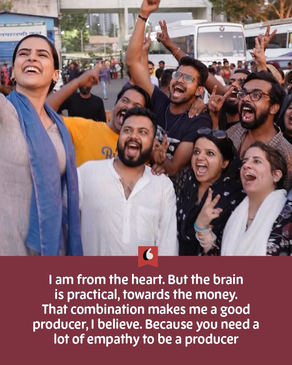 bombaytimes's tweet photo. @guneetm No film school. No roadmap. Just hustle. From managing logistics to building global networks—she learnt by doing https://t.co/aiXq5CSruL