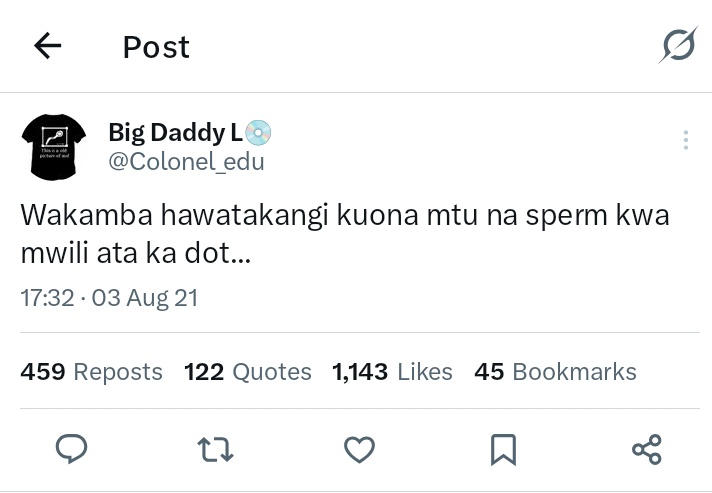 Njugush alikataa kuskiza wahenga.