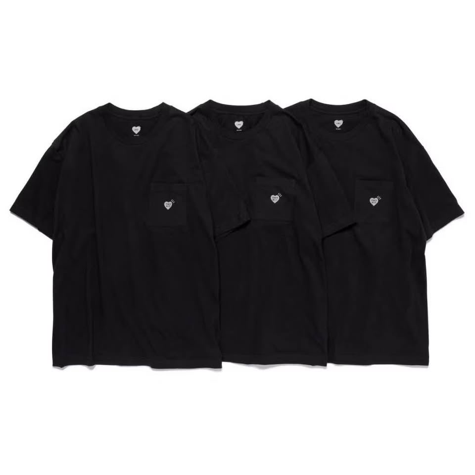 markscifiz's tweet photo. เสื้อ Human Made Pocket Tee รุ่นมีกระเป๋า พร้อมส่ง
มีแบบแบ่งขายกับแบบแพ็ค ไชต์ M รอบอก 44
ประกอบด้วย
 สีขาว 800
 สีดำ 780
 สีกรม 780
แบบแพ็ค ประกอบด้วยเสื้อสีเดียวกัน 
สีขาว 3 ตัว = 2200 สีดำ 3 ตัว = 2100
สนใจสอบถามเพิ่มเติมได้จ้า

#humanmadeth #หิ้วญี่ปุ่น 
#humanmade https://t.co/PJxf5UAxXS