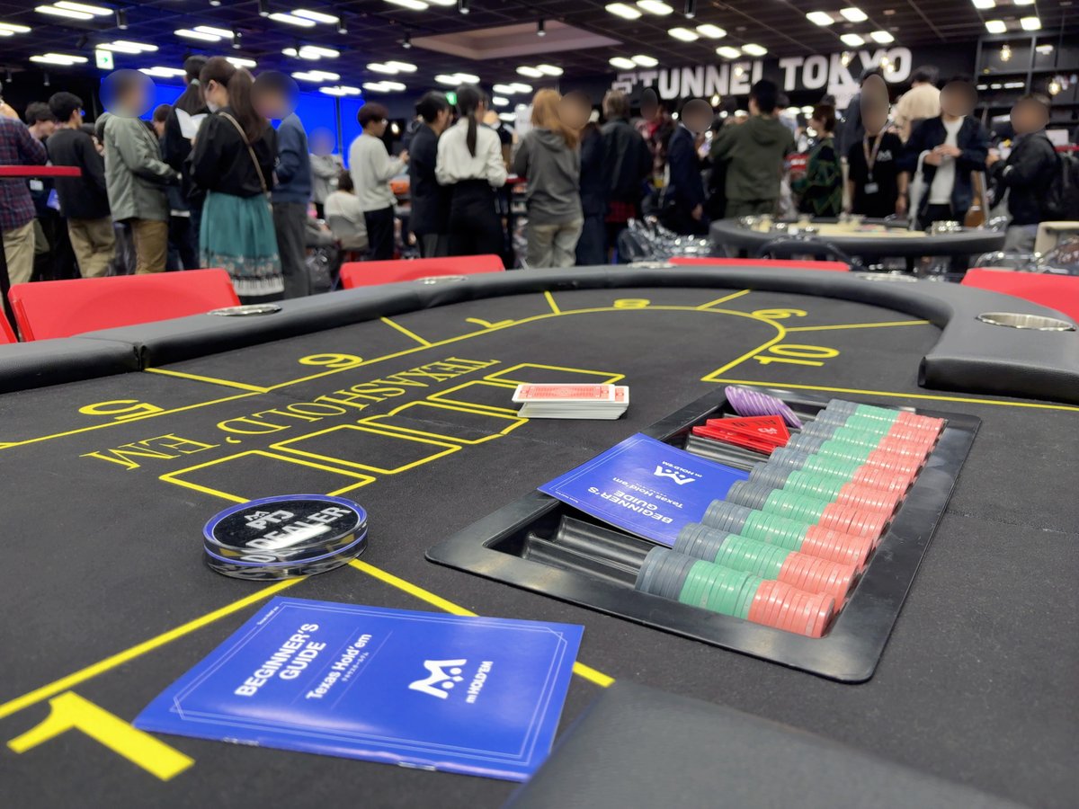 SEGASAMMYSPORTS's tweet photo. セガサミーグループのサミーが、グループ従業員向けにポーカー体験会を開催しました♠️♥️

#ポーカー は、駆け引きや戦略性が魅力の“マインドスポーツ”✨

今回は初心者講習会もあわせて実施し、初めて触れる従業員も楽しみながら参加できる会となりました！

スマホアプリ「m HOLD'EM」の開発や実店舗の運営も行っているサミー！

SNS担当も今度、m HOLD'EM目黒の店舗に行ってみたくなりました🔥

m HOLD'EM目黒の情報は下記からご覧いただけます！

https://t.co/Fkj6j0fIpp

 #セガサミースポーツ