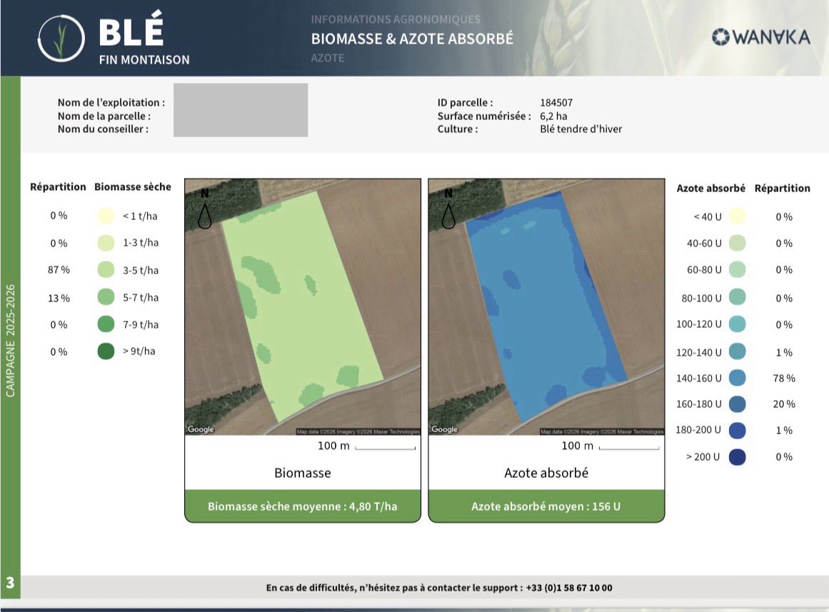 OlivierCOSTE2's tweet photo. On a reçu @BONNIN1402 les photos 🛰️ et le pilotage de l’#Azote sur le #blé.
À cause de la #sécheresse,l’#Agriculture attend que @meteo_89 annonce minimum 20 mm de 🌧️ pour remplir 🛒 le #Frigo.
#VisMaVieChezUnAgriculteur #FrAgTw 
@Arvalisofficiel 
@AGPB_Cerealiers 
@anmfmeunerie https://t.co/iKyANNNnyS