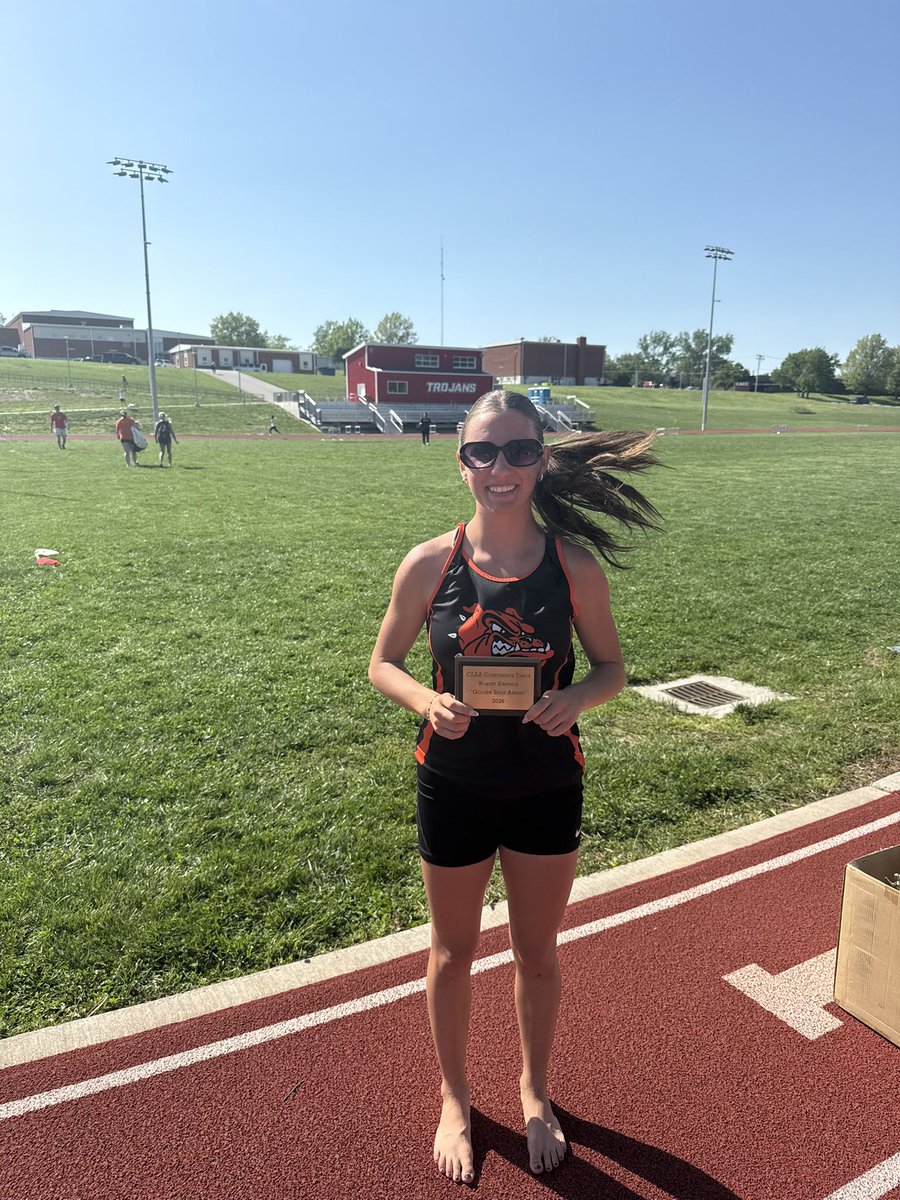 AJSW92's tweet photo. Hardin-Central Boys &amp; Girls are CLAA Conference Champions! 🏆

Boys go back-to-back, and Ester Kincaid dominates with her way to a 3rd straight Golden Shoe — racking up 40 points and sweeping gold in the 100, 200, 300H, and Triple Jump.

It’s a great day to be a Bulldog. 🖤🧡 https://t.co/NwAh8aCj6d