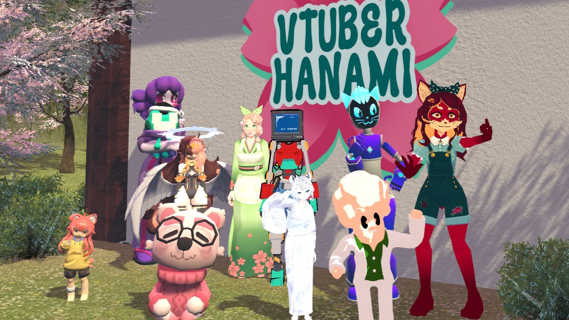 Cranberri_Inari's tweet photo. THANK YOU @megagates_gg for an incredible Hanami hangout!! It was so much fun, thank you to all our streamer friends who came out to join! Here's to next year's celebration, and THANKS FOR ALL THE FISH! https://t.co/xliAJP1WeG