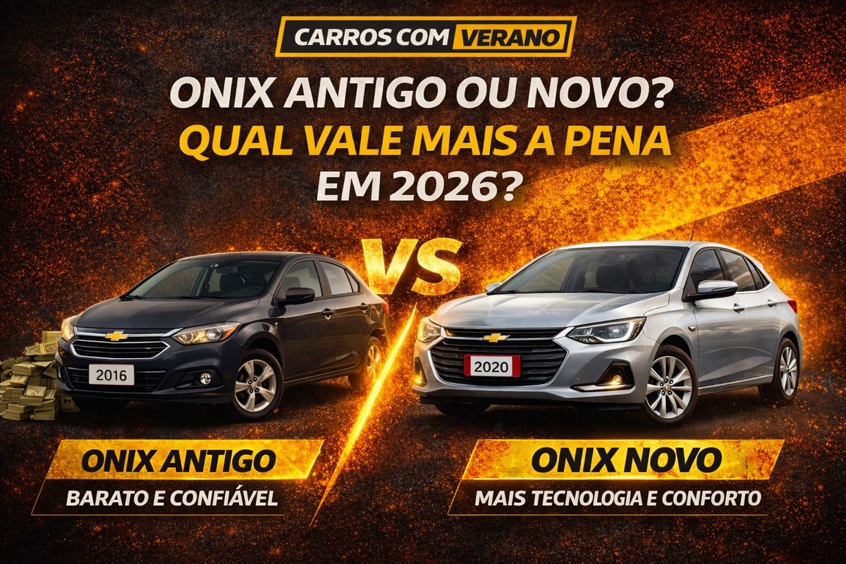 CarrosComVerano's tweet image. QUAL ONIX VALE MAIS A PENA EM 2026? MATÉRIA COMPLETA NO AR! 

#onix #chevrolet