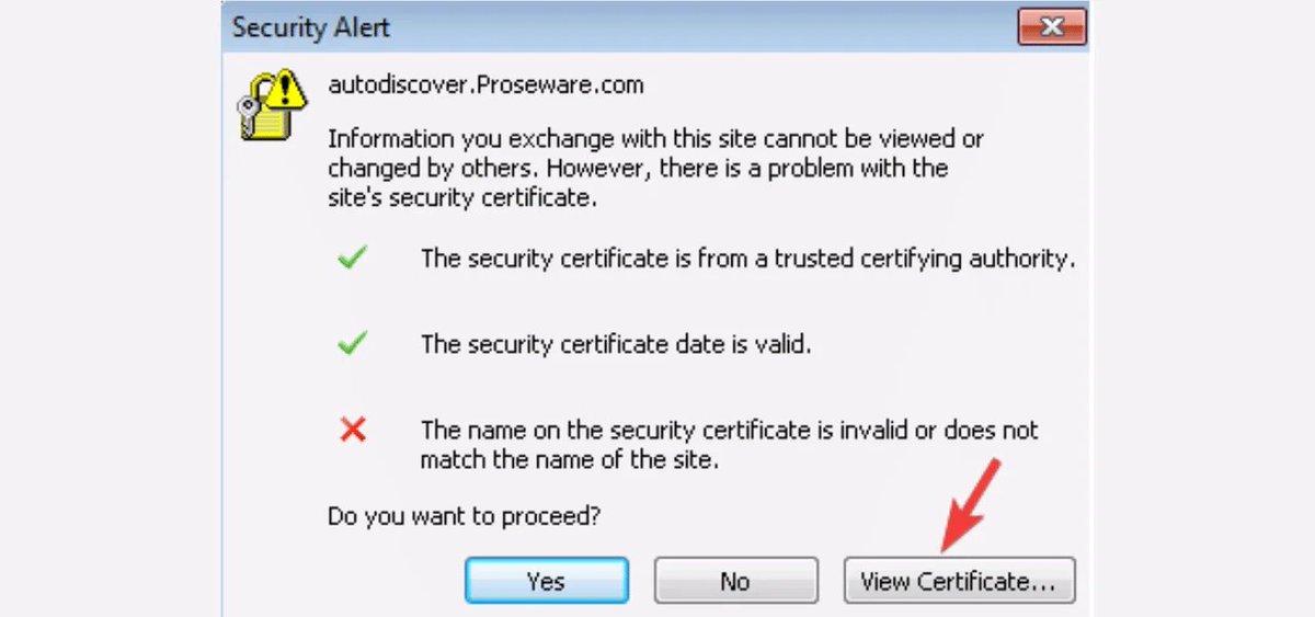 WeSSLInsights's tweet image. How to Fix the Office 365 entitlement.diagnostics Certificate Error Fast

If Office 365 is throwing this cert error, you're definitely not alone — here's why.

Read more: sslinsights.com/fix-entitlemen…

#Office365 #SSLError #Cybersecurity #SSLInsights