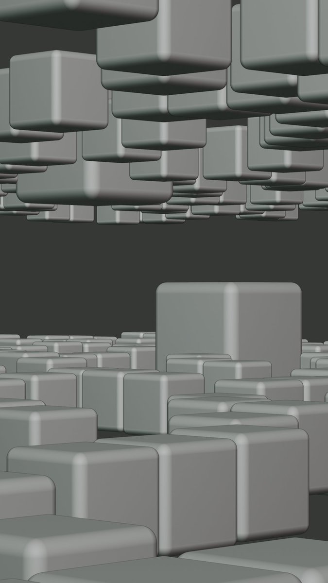 SaveTheDFCube's tweet photo. Blender起動後すぐに削除されてしまうデフォルトキューブを使って作品を作っています。
no.079
Render ← → Viewport
#SaveTheDefaultCube #b3d https://t.co/tu1T5vTpFN