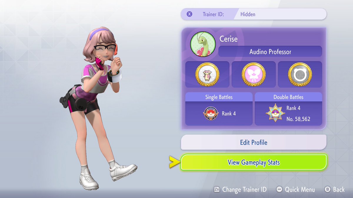 CoralCerise's tweet photo. i did it. i am an audino professor 🩷🩷 https://t.co/khWqVWancH