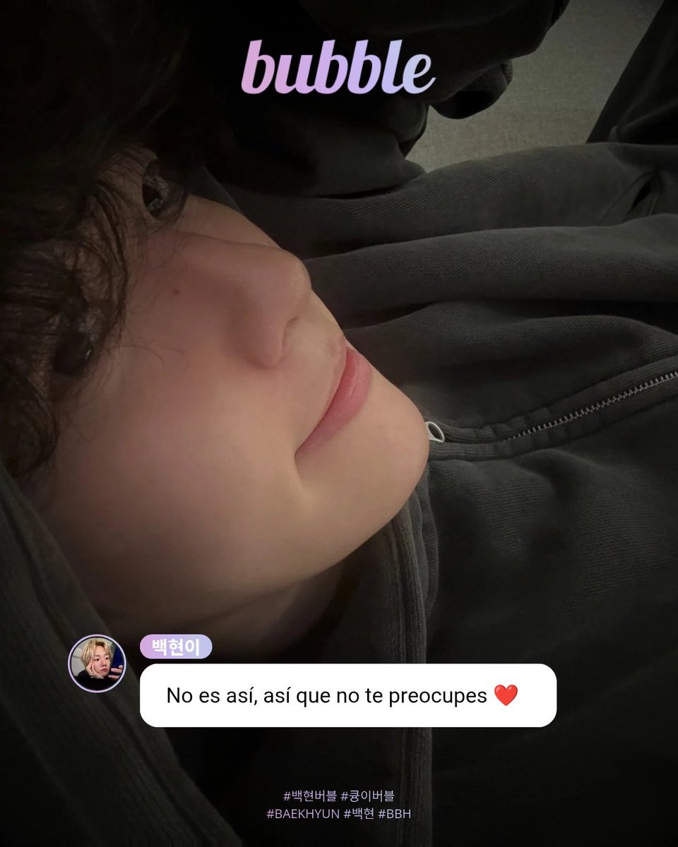 260421 🍓 | Baekhyun en bubble 🫧

🐶: No es así, así que no te preocupes ❤️

​#백현버블 #큥이버블
#BAEKHYUN #백현 #BBH