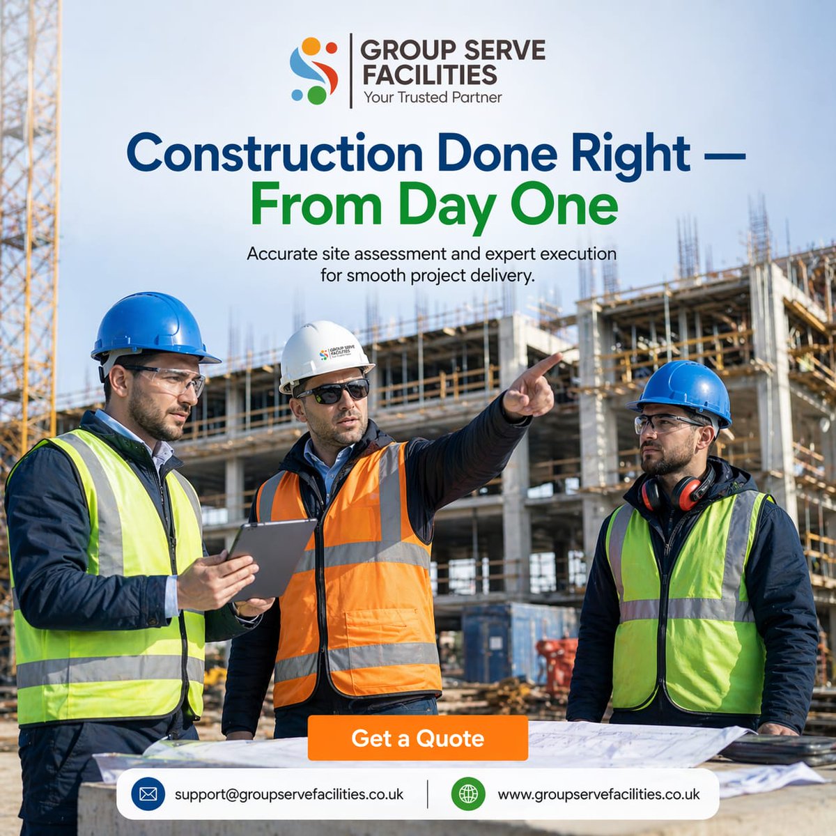 groupservefm's tweet image. Build Starts Here. 🏗️

Fast, accurate site assessment for smooth project delivery.

👉 DM “QUOTE” or comment “START”

📩 support@groupservefacilities.co.uk
🌐 groupservefacilities.co.uk

#ConstructionServices #SiteAssessment #ConstructionUK #SiteAssessment  #FacilitiesManagement