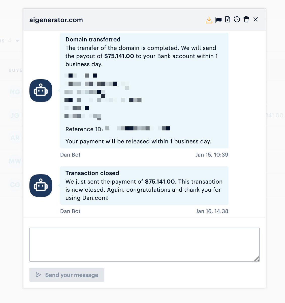 DomainHero tweet media