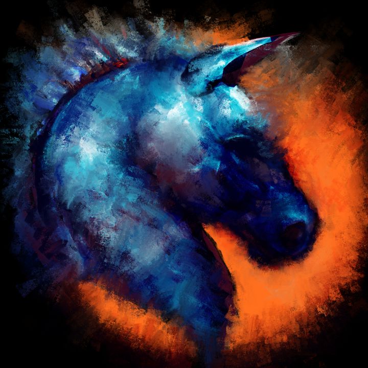 Art of the Day! "Knight Horse". Buy at: ArtPal.com/ArthurColeArt?…