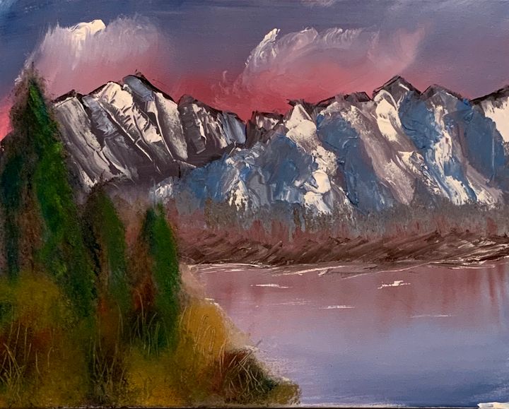 TML_Rule's tweet photo. Art of the Day! "Rocky Mountain High". View at: https://t.co/uKzx6Oj5XJ https://t.co/AwUho0rTon