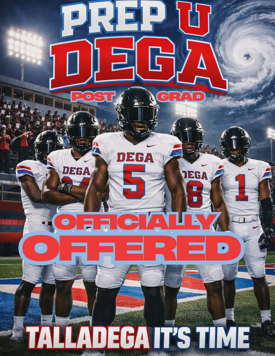MckinzieLucius's tweet photo. After a great conversation with @MarquceeR i have been Blessed to recieve my Very First offer from Talladega U Prep 🙏🏾 #Agtg @vidrieroacc562 @CoachDrew45 https://t.co/Wo3Prf19Tg