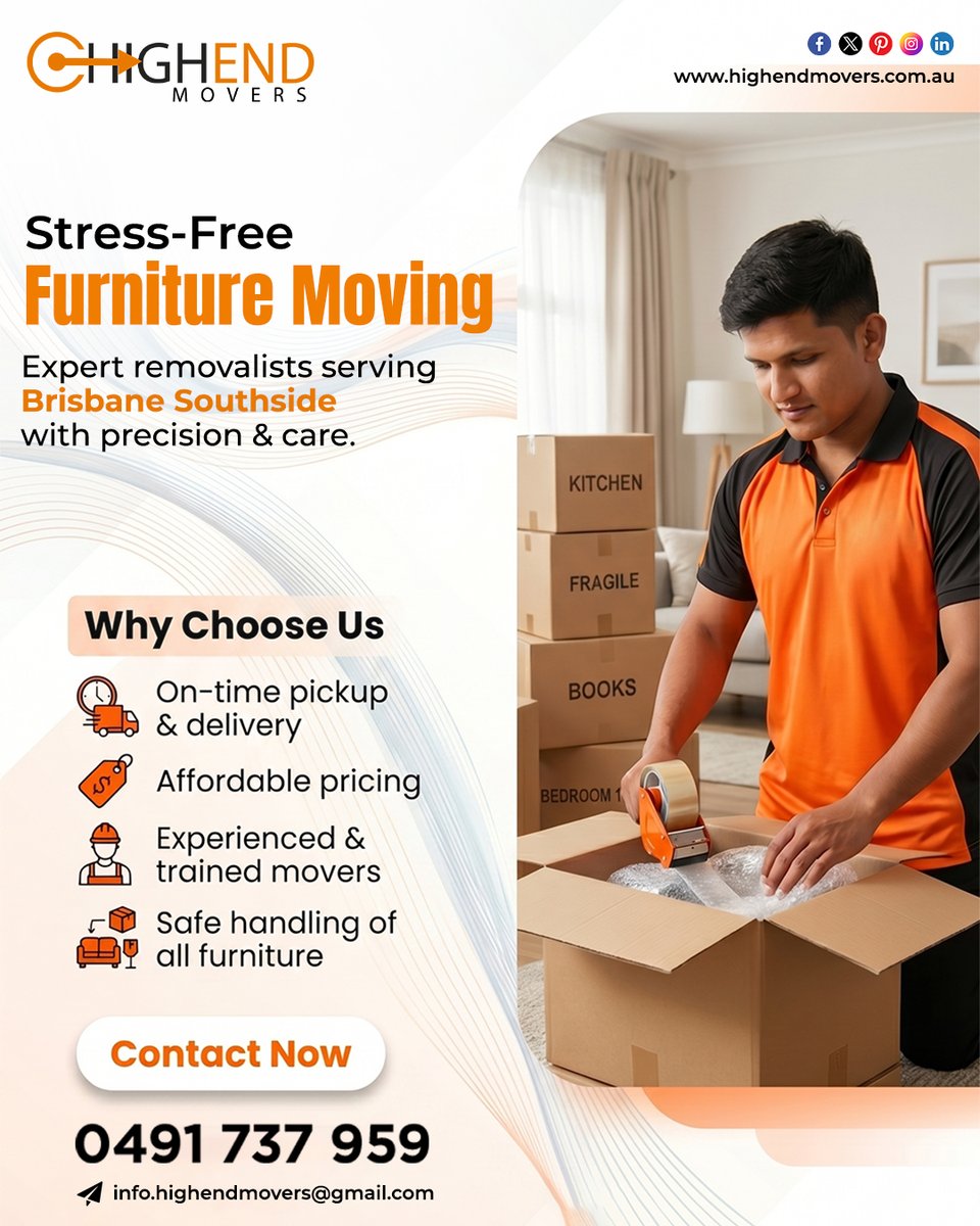 highendmovers's tweet image. Stress-free moves, handled with care! From packing to delivery, we make your relocation smooth, safe, and simple. Let the experts take the load off your shoulders.
highendmovers.com.au
#MovingServices #FurnitureMoving #StressFreeMoving #ProfessionalMovers #MovingDay
