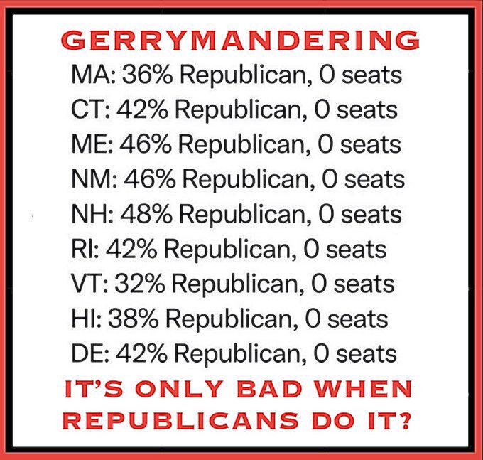 <a href="/DefiyantlyFree/">Insurrection Barbie</a> My State CT votes 42% republican &amp; has 0 representation!