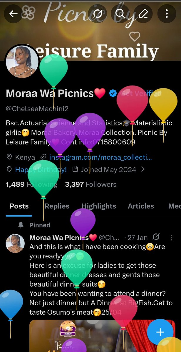 Moraa Wa Picnics♥️ tweet media