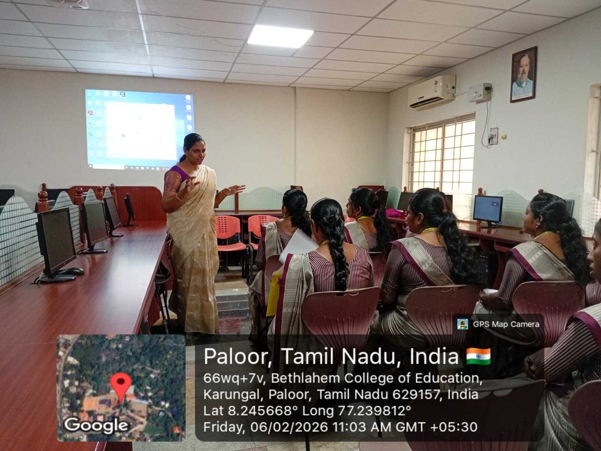 BethlahemB's tweet photo. Bethlahem College of Education organized a one day workshop on Statistical Package for the Social Sciences (SPSS)  on 6th February, 2026 to enhance the statistical analysis skills of M.Ed Students. https://t.co/QUadvgfRBA
