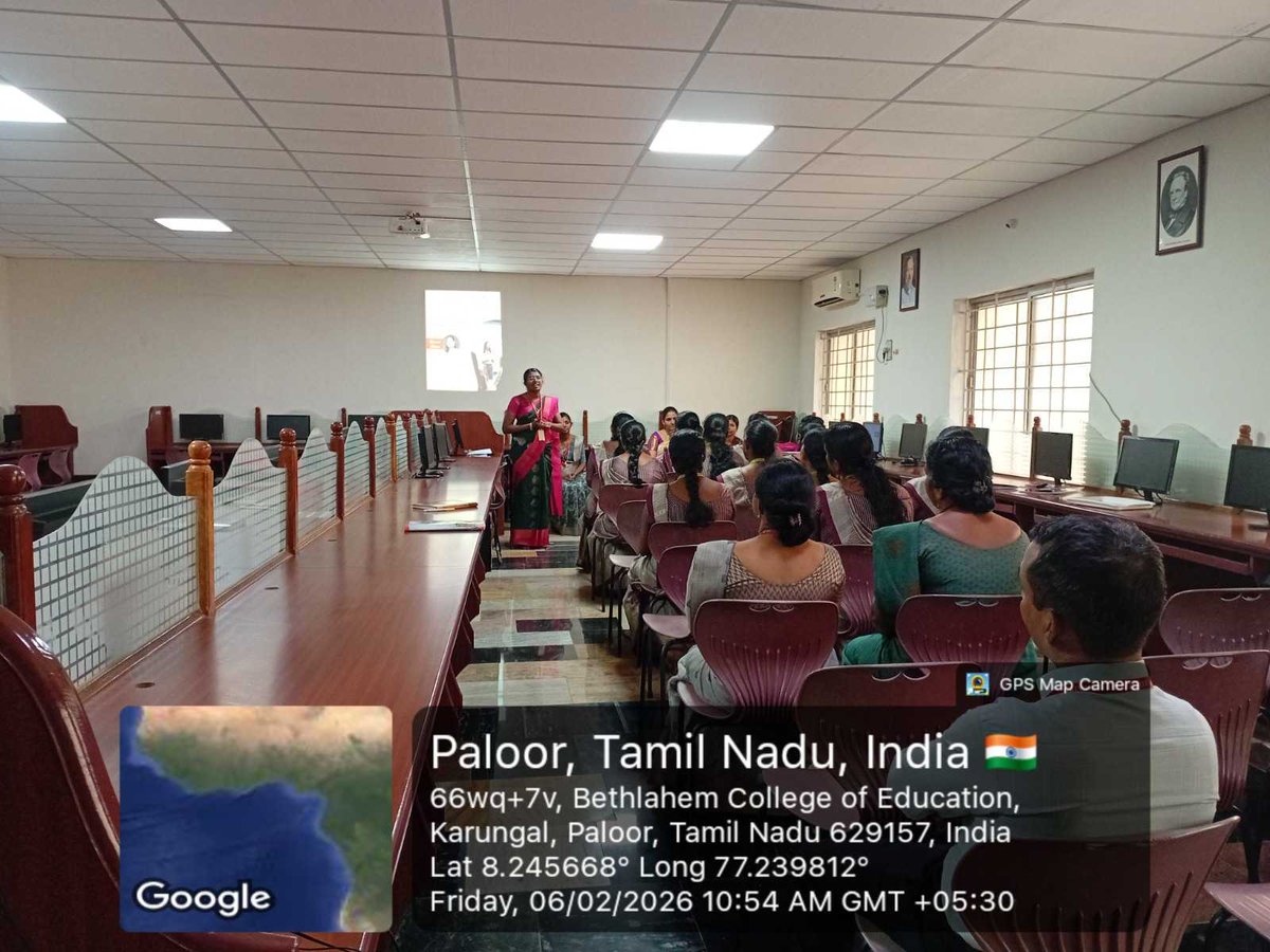 BethlahemB's tweet photo. Bethlahem College of Education organized a one day workshop on Statistical Package for the Social Sciences (SPSS)  on 6th February, 2026 to enhance the statistical analysis skills of M.Ed Students. https://t.co/QUadvgfRBA