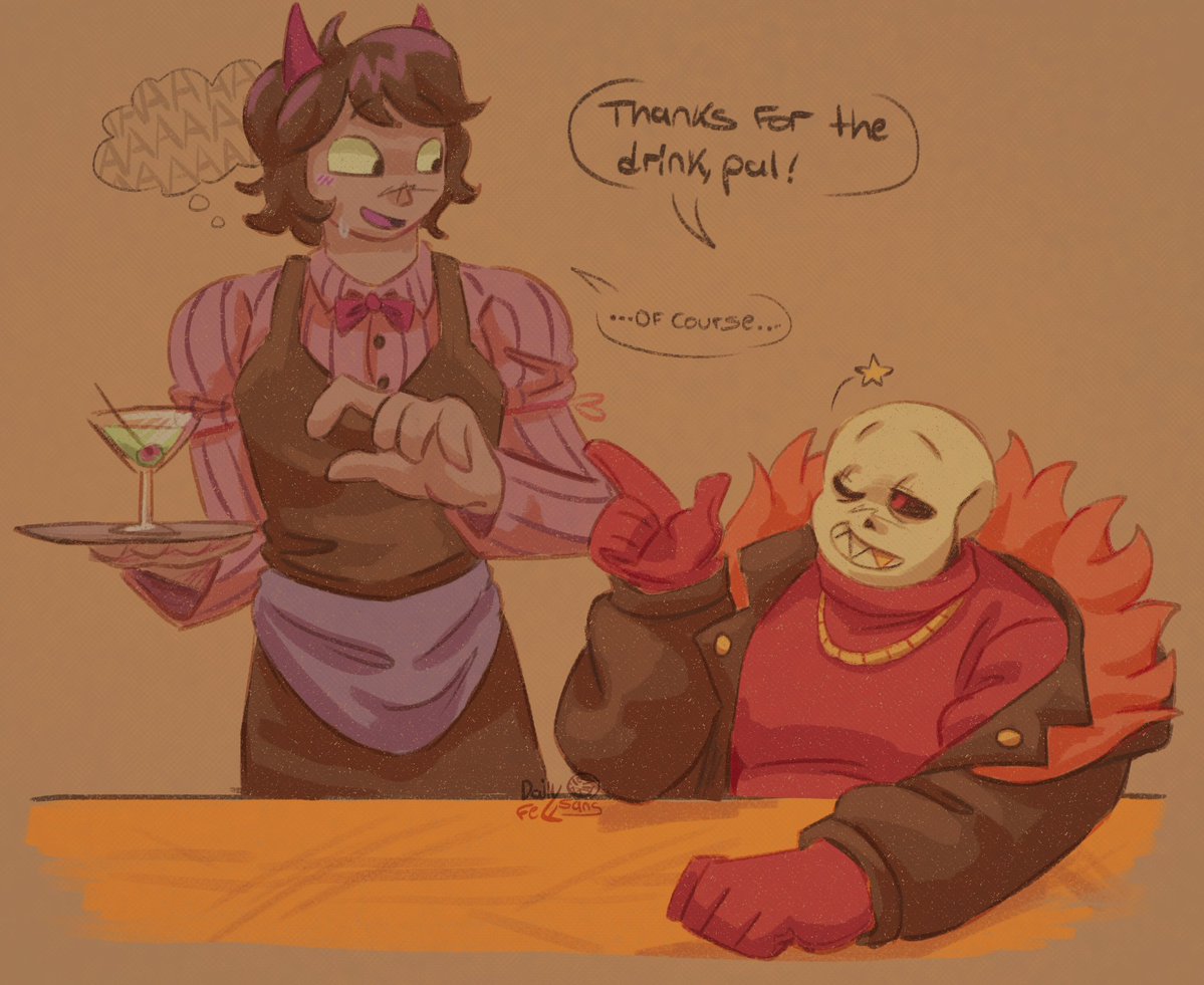 dailyfellysansy's tweet image. ★ day 216.
Gay panic
#fellsans #underfellsans #chrome #chromeunderfell