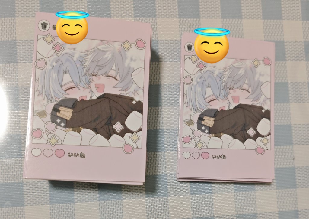 nineko_nya's tweet photo. 其实实物效果挺好的~准备拿去当无料送🥺✨ https://t.co/sBJnONJ6xX