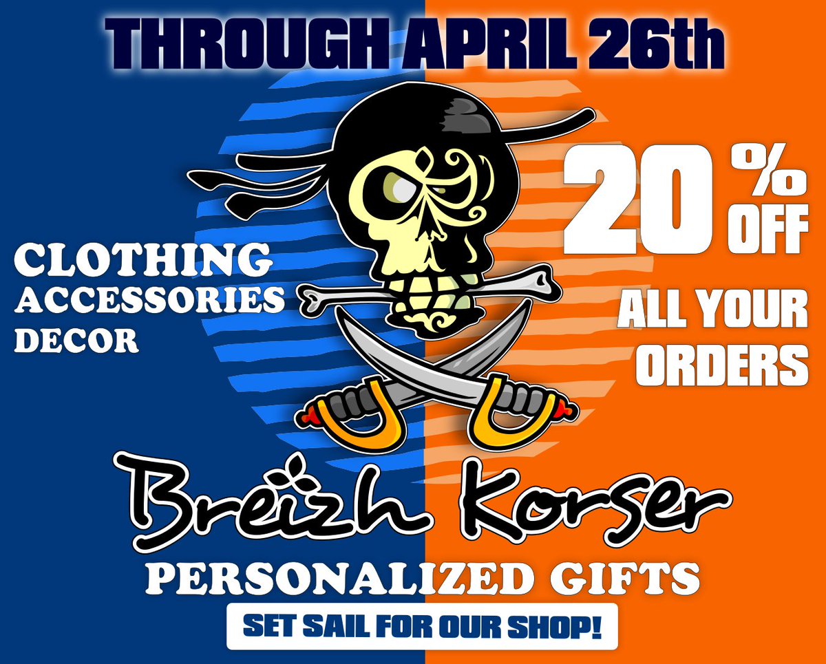 GiachelloB's tweet image. 🚨 Through April 26th, enjoy 20% off all your orders
▶️breizhkorser.myspreadshop.net

#clothing #accessories #homedecor #apparels #giftideas #personalizedgifts #sale #GoodDeal #discount #Clearance #Offers #ClothingSale #OOTD #StyleSteals #Tshirt