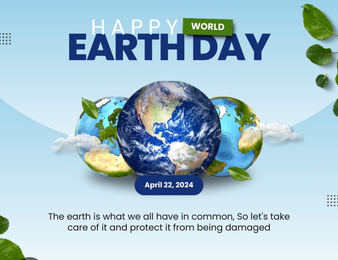 Dump your greed and save Mother Nature for a better future. Happy Earth Day.
Clean Earth, green Earth—our responsibility, our future.