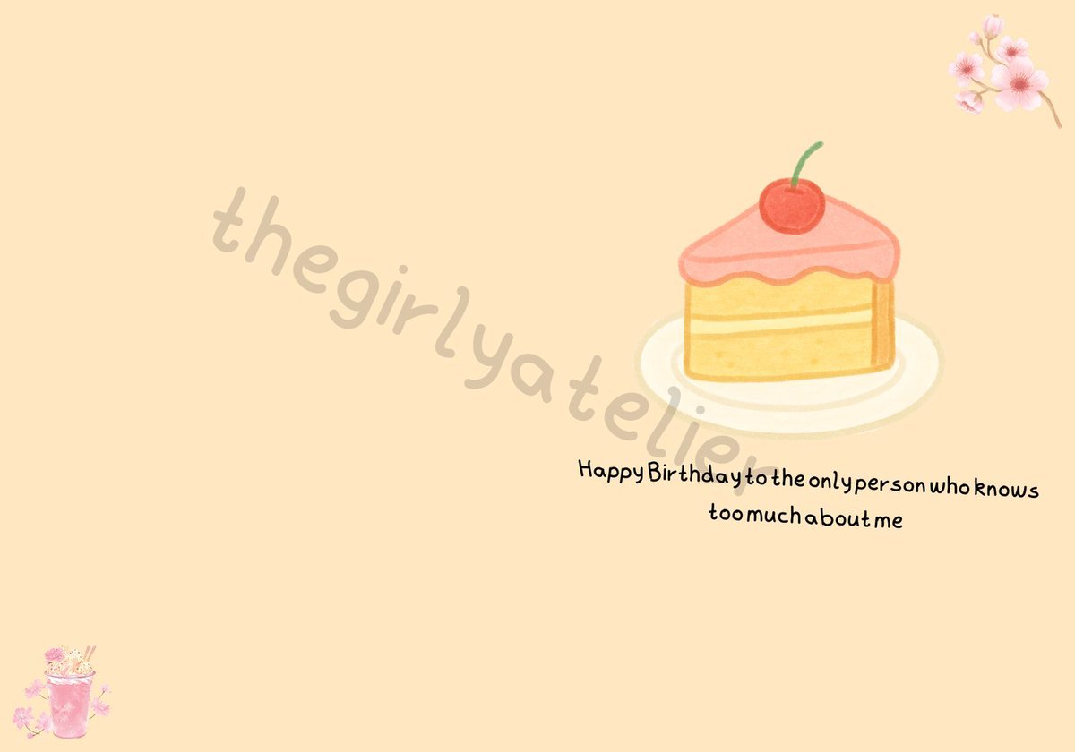 thegirlyatelier's tweet image. Last-minute birthday? I got you.

Skip the shops
Get a cute card instantly
Send or print in minutes

Don’t get caught empty-handed again 👀
Link here 🩷💖 payhip.com/b/ANqTK
#digital #card