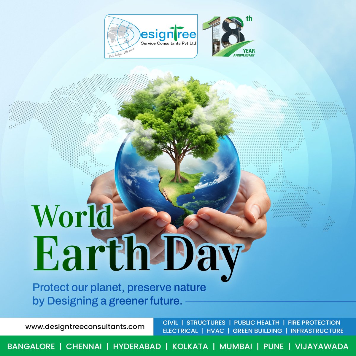 DesigntreeSC's tweet image. 🌍💚 World Earth Day 2026 💚🌍
Let's join hands in protecting our planet and preserving nature! 🌱 By designing a greener future, we can build a sustainable tomorrow.

#WorldEarthDay #GreenDesign #EarthDay2026 #GreenBuilding #GoGreen #EnvironmentalImpact #DsignTree #SaveTheEarth