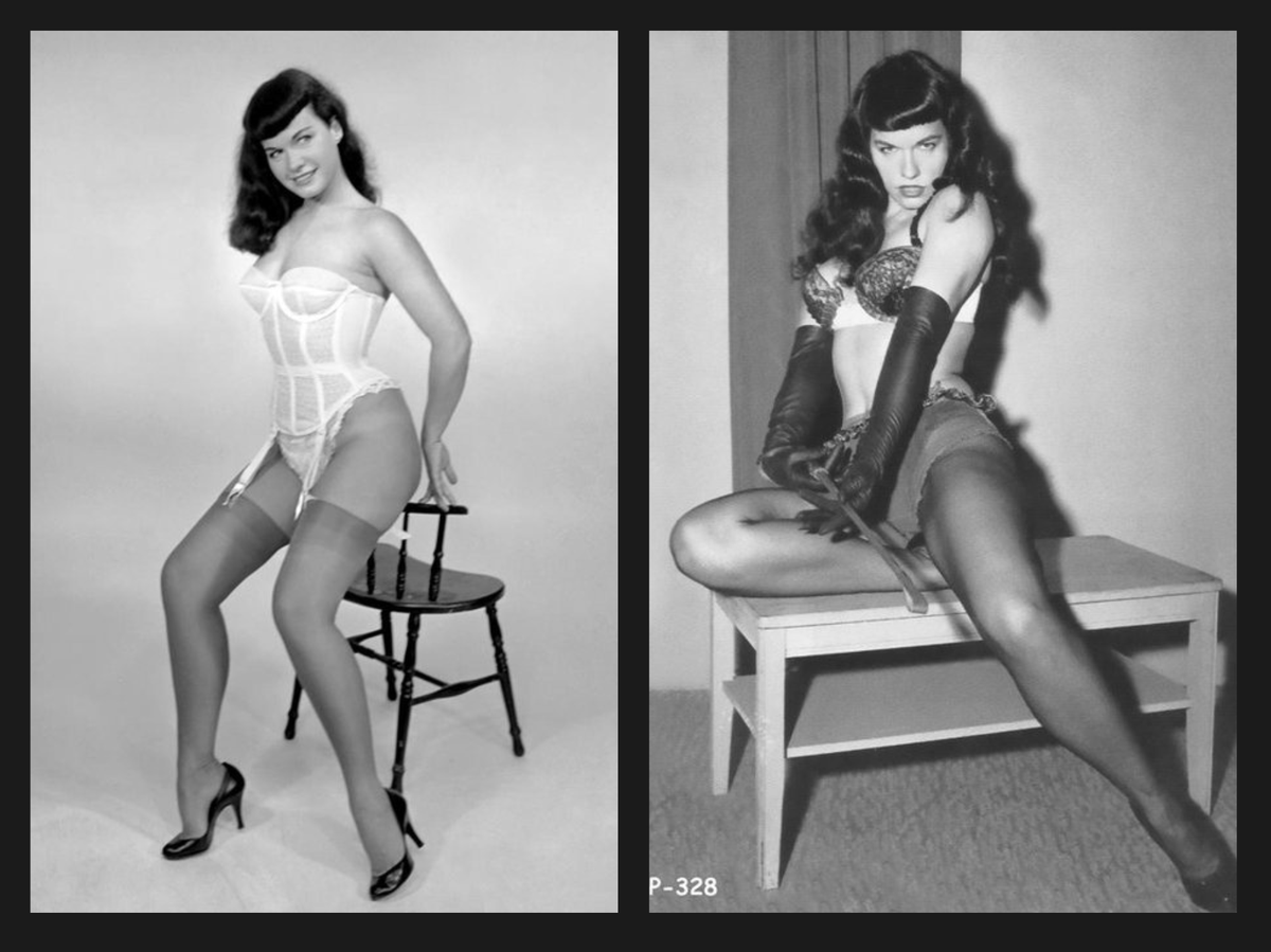 Noirchick1's tweet image. Celebrating the many moods of Miss Bettie Page #BOTD
Do you prefer her in White or Black?