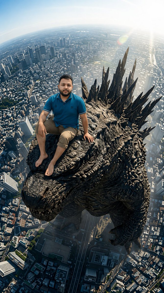 Chanchal0601201's tweet photo. Godzilla ke upar se duniya khubsurat lag raha hai https://t.co/6IgmWchsmF
