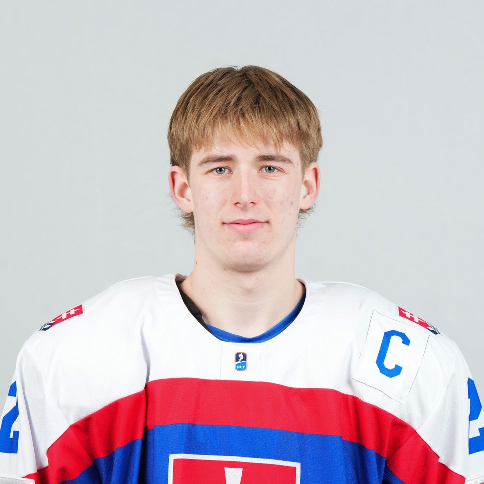 MichalovskyM's tweet image. 🍀 NHL Draft Prospects in Team Slovakia at the #U18MensWorld:
#22 Adam Goljer (RD, 188/88)
#15 Jakub Floriš (RD, 191/88)
#11 Lucian Bernát (RW, 192/90)
#30 Samuel Hrenák (G, 190/86)

#HockeySlovakia #FutureIsNow