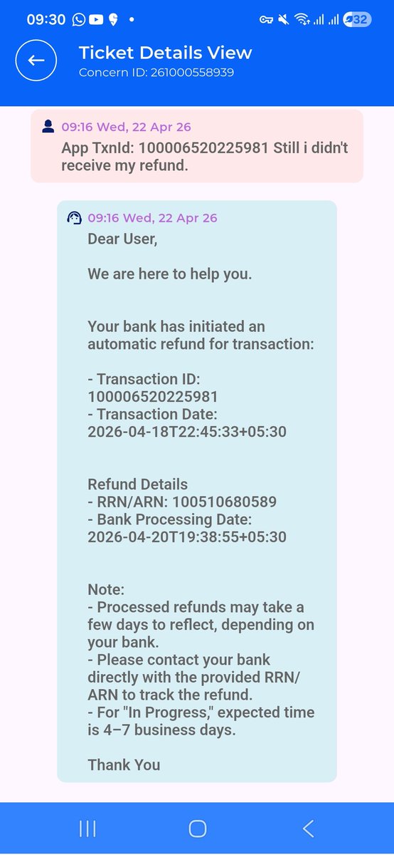 SPattanaikS's tweet photo. ₹8303.60 gone in seconds 💸
RailOne booking FAILED ❌

48+ hrs → “Payment Initiated” ⏳
Complaint → “Wait 5 days, ask your bank” 🤷‍♂️

@RailMinIndia is this how you operate? Instant debit but delayed refunds?

Common people can’t block ���8K like this.

Fix your system ⚠️

@AshwiniVaishnaw @IRCTCofficial @RailMinIndia @RailwaySeva @ndtv @CNNnews18 @PMOIndia @RahulGandhi 

“Attaching proof 👇”