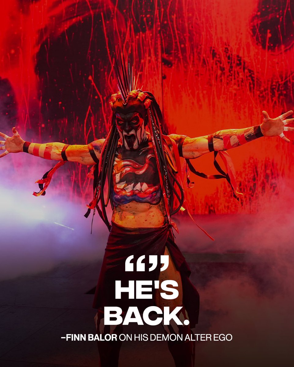 ComplexSports's tweet photo. Finn Bálor tweeted that his “Demon” alter ego is back 👀🔥

(via @FinnBalor) https://t.co/bxZFT3l71Z