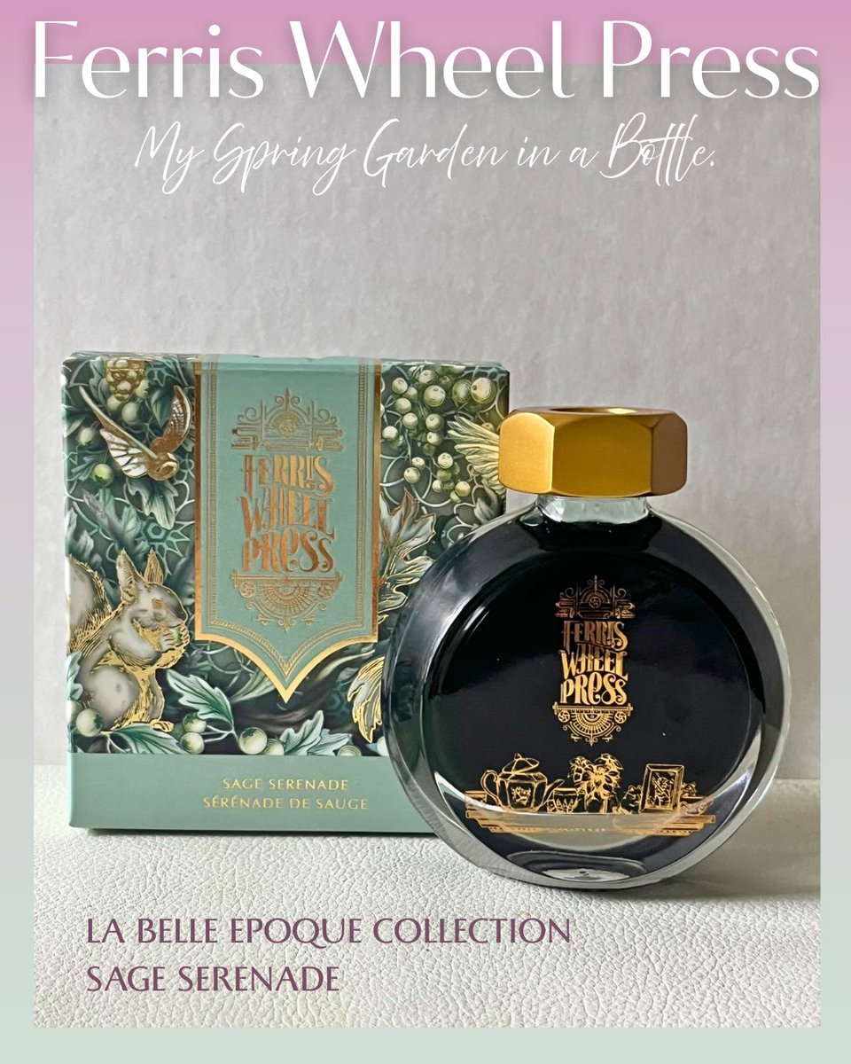 5/1(金)発売！！
Ferris Wheel Press 新色インク
インクジャーナルにてご紹介♪

💚EVERMORE GREEN
🩷BELLE BOUQUET
💚SAGE SERENADE

<a href="/FWPStationery/">Ferris Wheel Press</a> 
<a href="/FWPStationeryJP/">【日本公式】フェリスホイールプレス</a> 
#ferriswheelpress
#フェリスホイールプレス
#フェリスホイールプレス日本2026アンバサダー
#インク