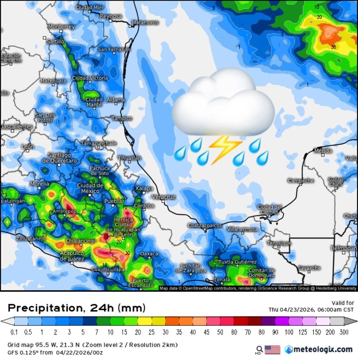 🍁🌧️Meteorología México🥶❄️ tweet media