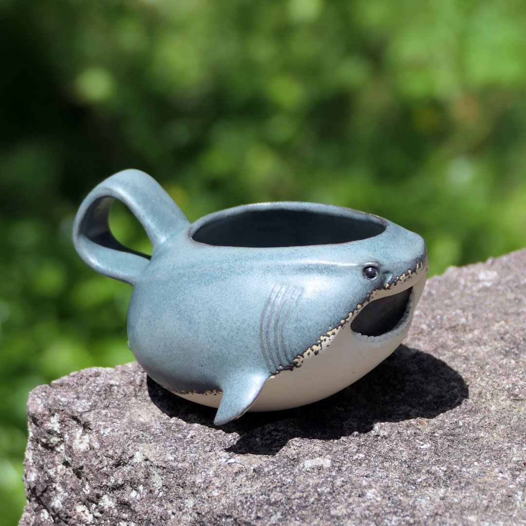 ceramimic2021's tweet image. ホホジロザメ形マグカップ🦈
#ホホジロザメ #サメ #shark