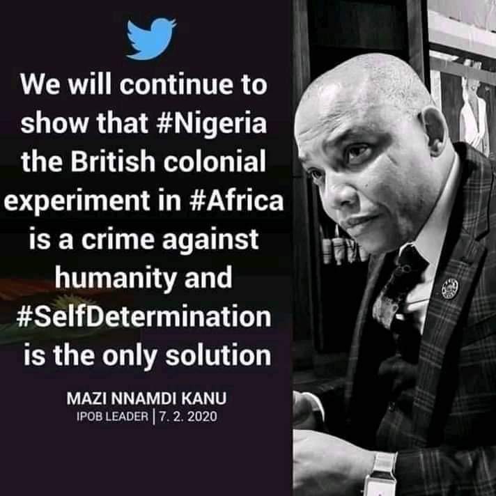 EmekaNw71110140's tweet photo. #Biafra #FreeNnamdiKanu https://t.co/tQnO489AlX
