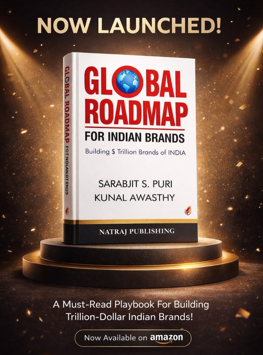 FatehRural63434's tweet image. Now available on Amazon:-
amazon.in/dp/B0GPBT1ZY2

India’s Next Global Brand Story Begins Here.

#BookLaunch #IndianBrands #GlobalGrowth #BusinessStrategy #BrandBuilding #Leadership #Entrepreneurship #IndiaRising