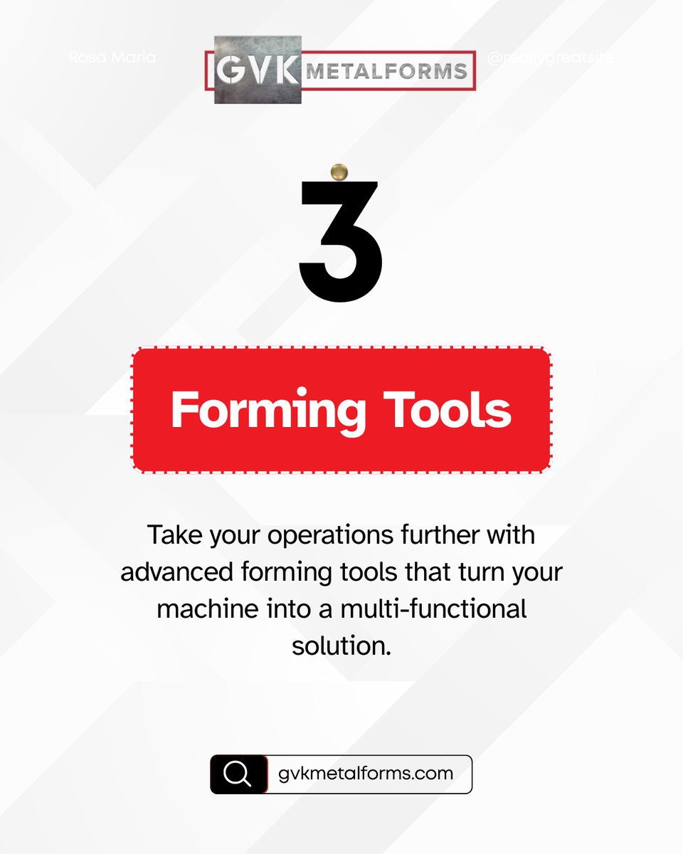 GvkLtd's tweet image. 💥 3 𝐏𝐨𝐰𝐞𝐫𝐟𝐮𝐥 𝐏𝐮𝐧𝐜𝐡𝐢𝐧𝐠 𝐓𝐨𝐨𝐥𝐬 𝐂𝐚𝐭𝐞𝐠𝐨𝐫𝐢𝐞𝐬

✔️ Standard Punching Tools
✔️ Versatile Die Options
✔️ Advanced Forming Tools

One Partner. Total Solution.
Choose GVK Metalforms.
.
.
#PunchingTools #MetalWork #MetalFabrication #FormingTools #GVKMetalforms