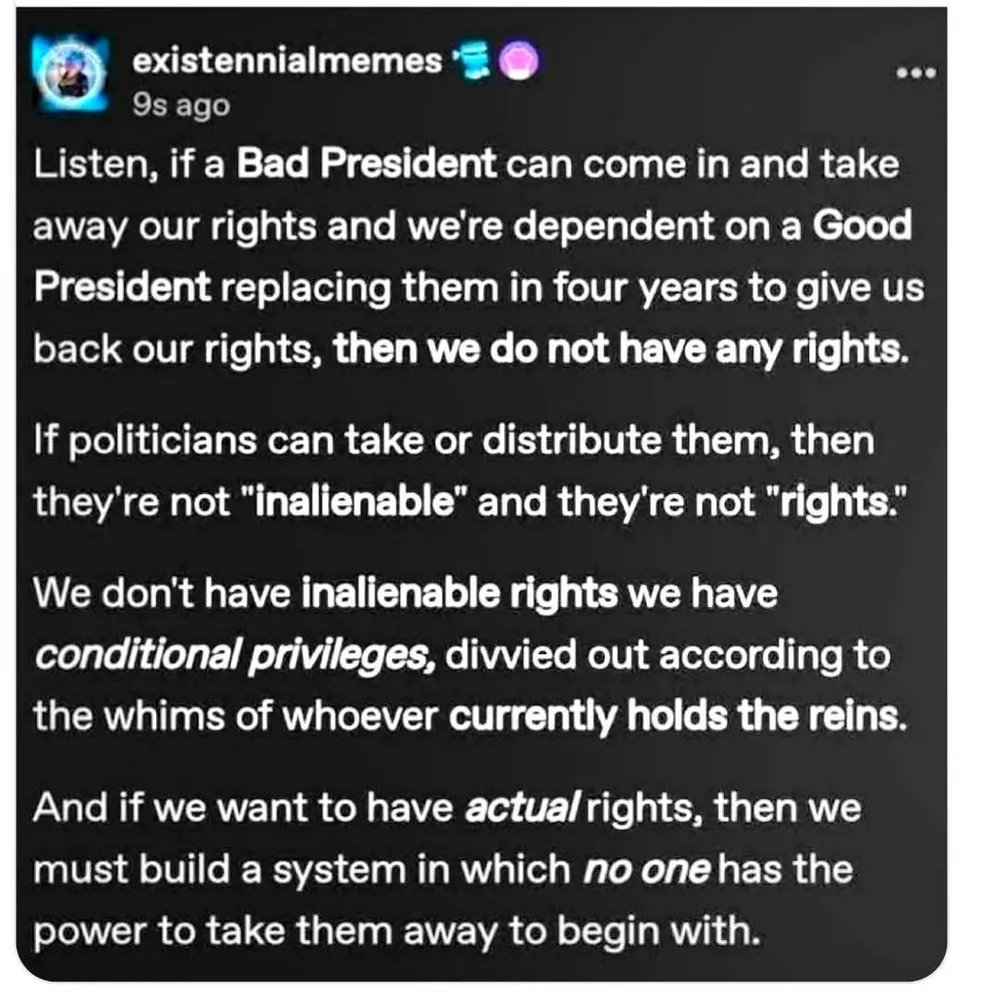 Renegade_Riter's tweet image. Sad but true. #rights